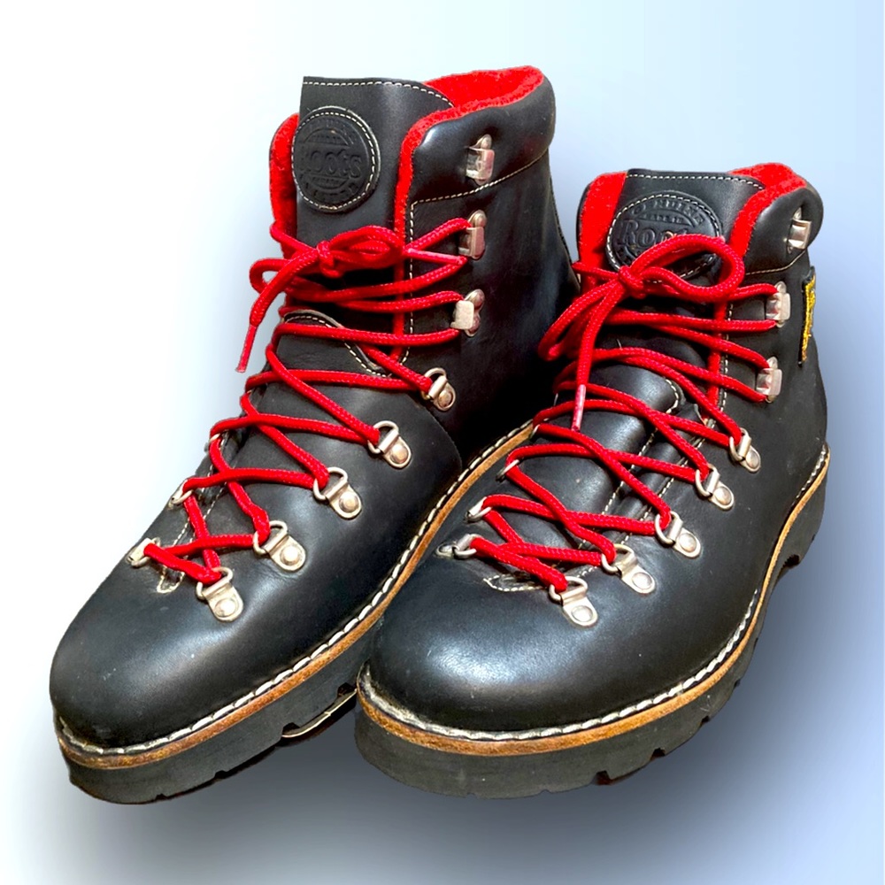*Rare Vintage Hiking Roots Nordic Boots Sz 9.5 Made In Canada